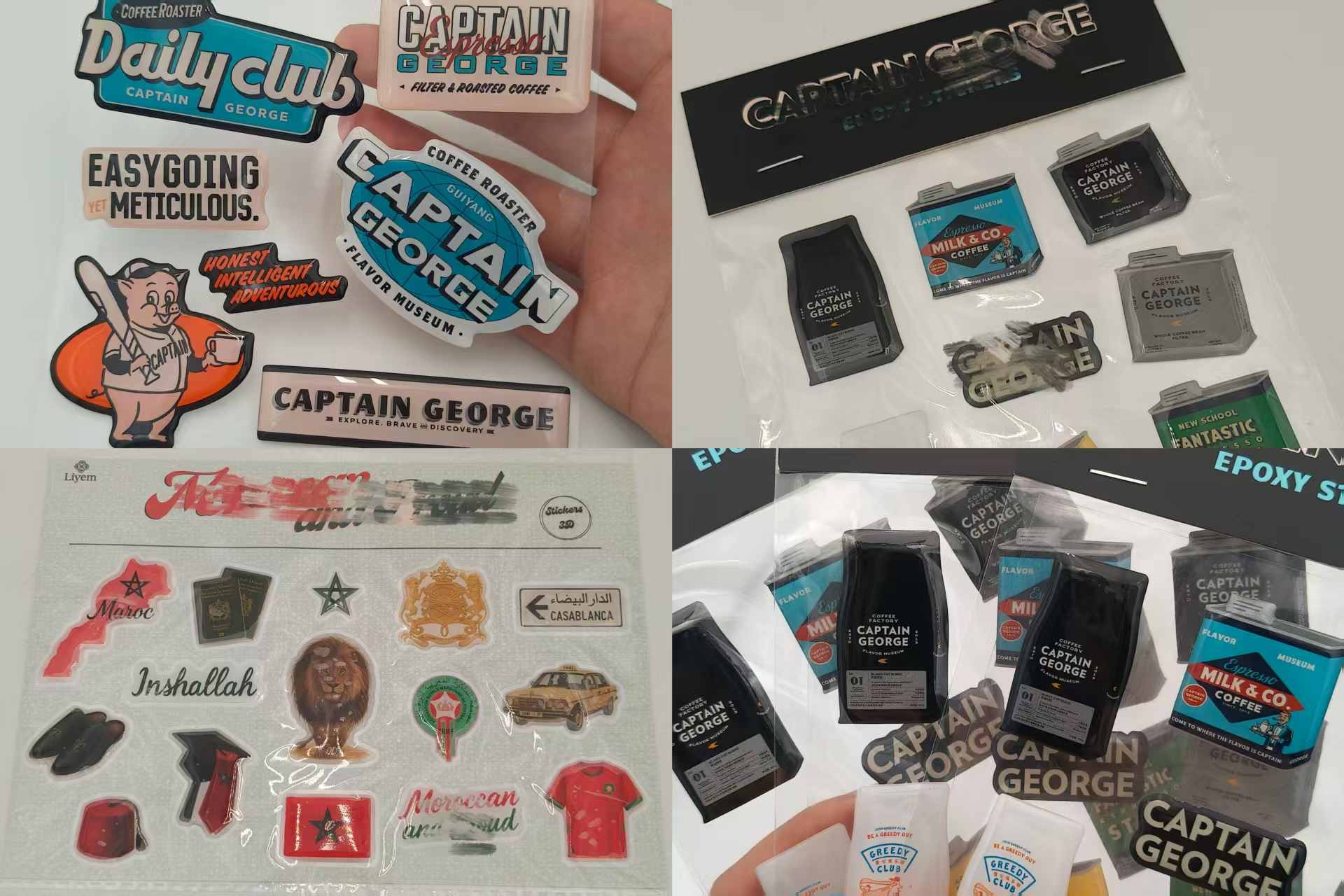 JoJo Pack prilagojene epoksi nalepke