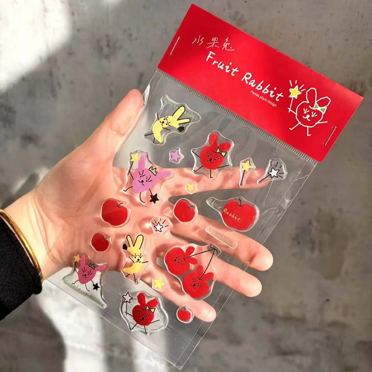 3D risane nalepke iz epoksi smole