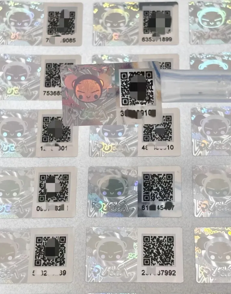 QR koda za protiteleskovanje nalepk