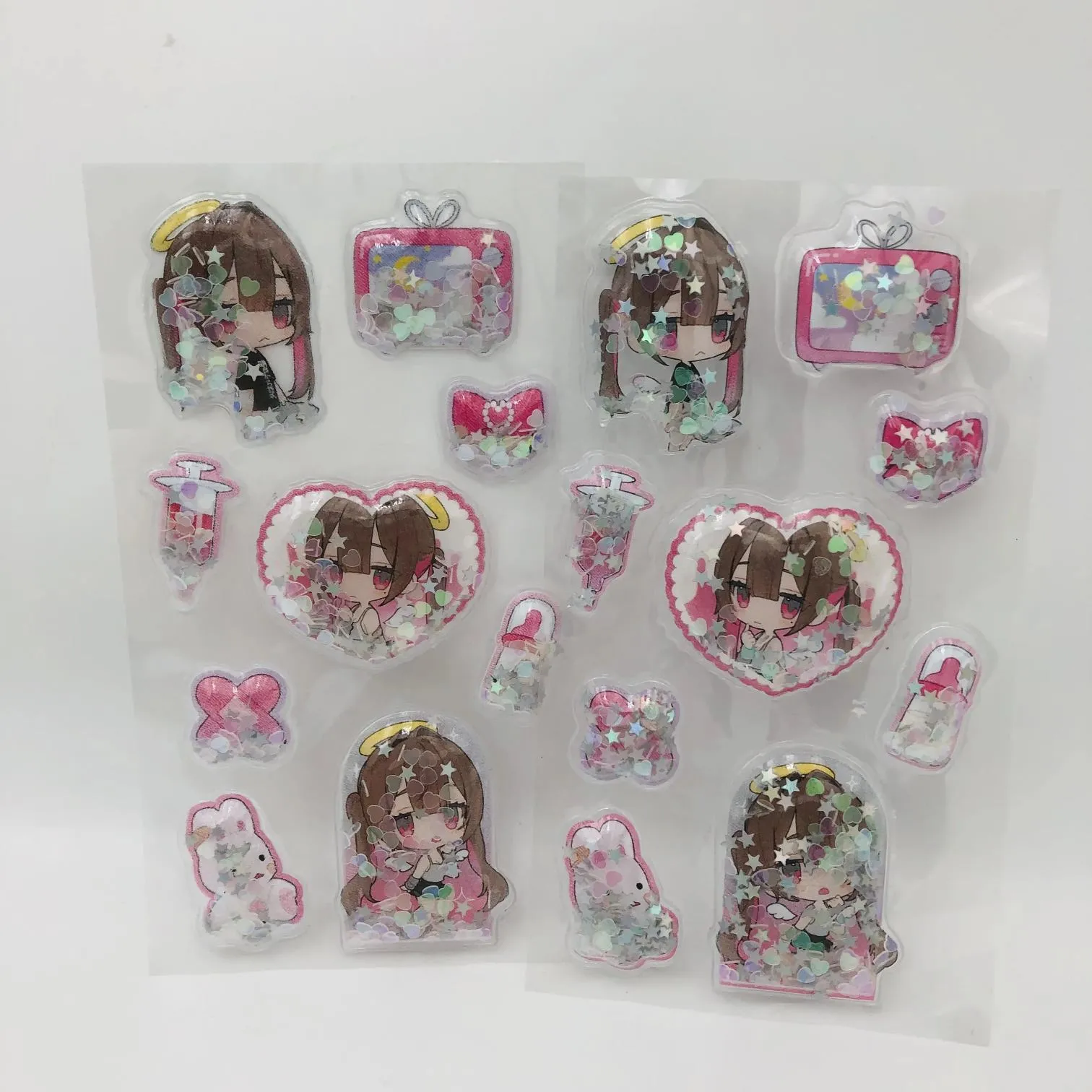 Nalepke Shaker z bleščicami