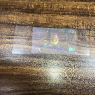 Prozorne holografske nalepke